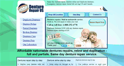 Desktop Screenshot of denturerepairus.com